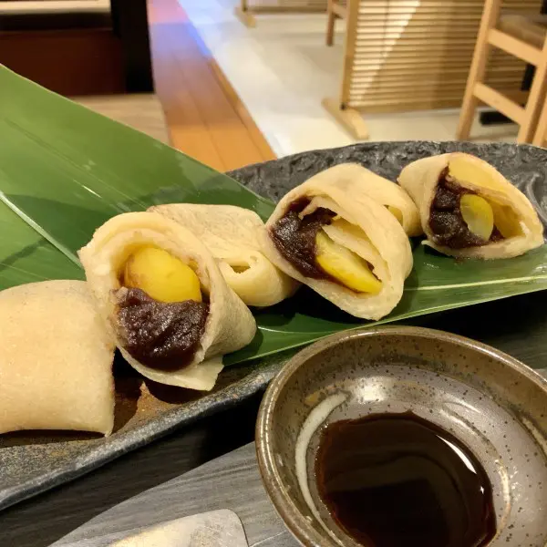 【つくしや十八番地】栗あんこ巻き